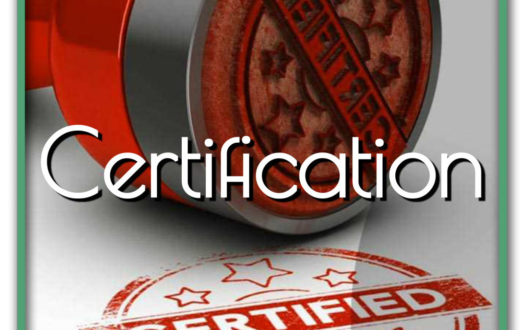 Certification